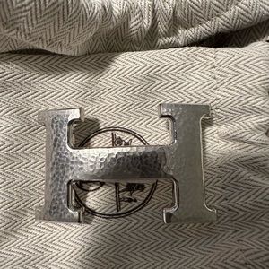 Hermes belt and buckle
